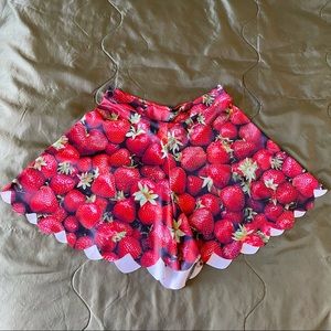 Black Milk Strawberry Shorties size M